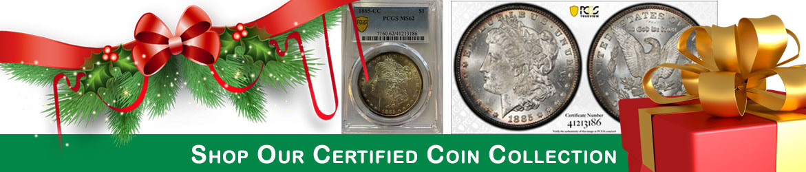 Shop Certified Coins at the Village Coin Shop