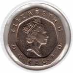 1997 Great Britain 20 Pence