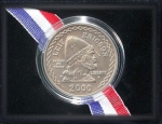 2000-P Leif Ericson Silver Dollar (BU)