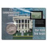 1992-D White House Stamp & Silver Dollar (BU) Set